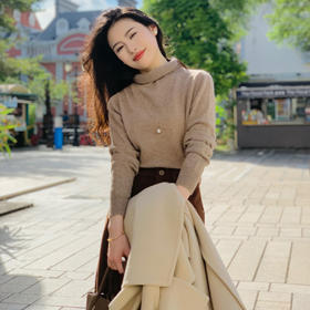 【百图lulu定制】【万能羊毛衫】八色二领 多彩 温暖 柔软 100%羊毛 美丽诺羊毛衫