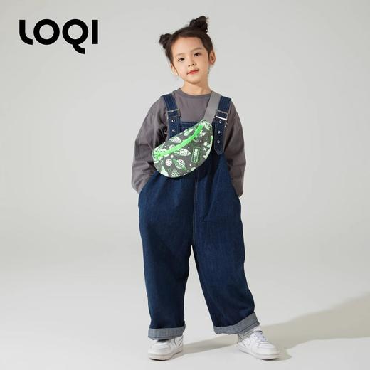 德国LOQI 反光系列 时尚艺术环保袋 轻便折叠安全时尚防泼水抽绳收纳 商品图3