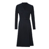 EITIE爱特爱冬季新款大气收腰显瘦通勤黑色连衣裙7207925 商品缩略图5