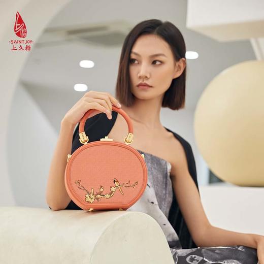 SAINTJOY/上久楷 宋锦女式拎包   双鹊报喜   BWS23A0401 商品图0
