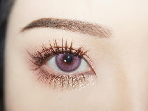 summerbaby旗下·  西红柿&香槟奶咖&温婉紫  14.5mm白狮参考着色中等直径   月抛 2片 商品图6