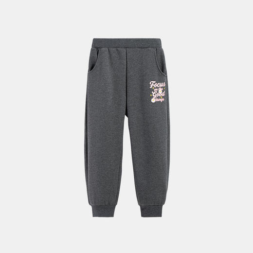 【薄绒】【QQduck可可鸭】【110-160】女童冬款百搭休闲卫裤 商品图5