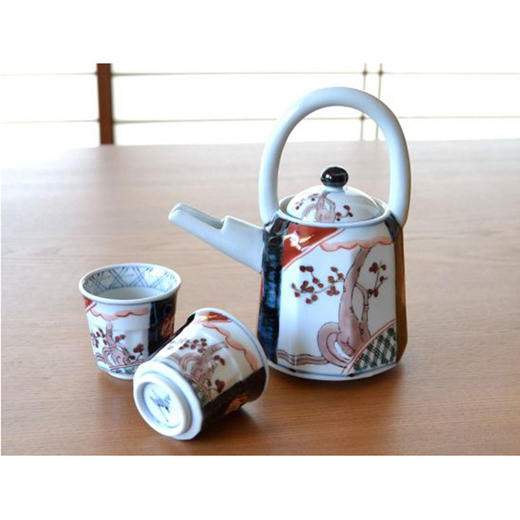 【旬彩 】日本进口伊万里半手付酒器（木箱入） 商品图1