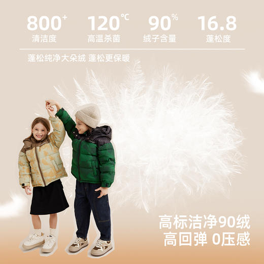 【渐变扎染 双倍加厚】90白鸭绒扎染渐变拼接羽绒服PDWT2318 商品图4