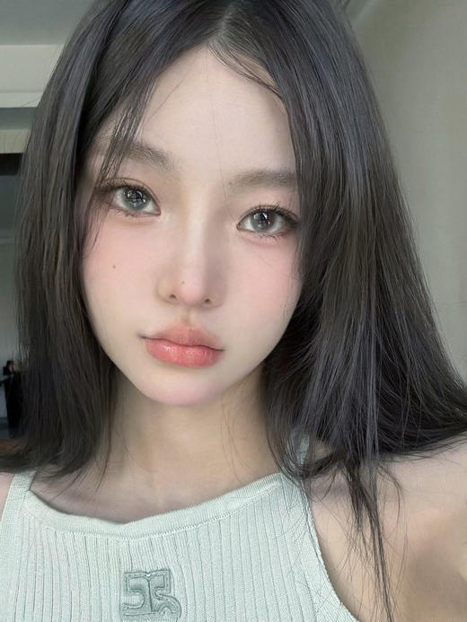 wecute半年抛 冰透椰青 绿/落日奶酪 棕 14.2mm 非离子 商品图3