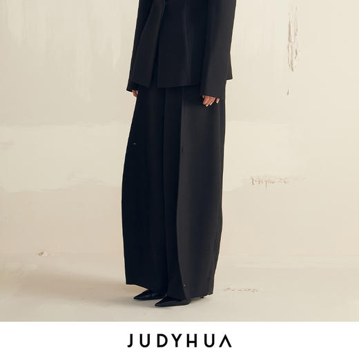 JUDYHUA 弧线空间感阔腿裤 商品图1