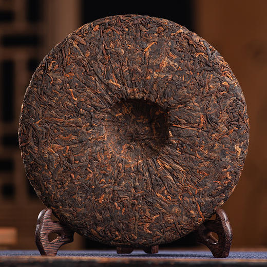 德丰昌【凤凰窝】普洱熟茶 357克/饼  名山品鉴茶  压饼：2023年 原料：2020年 商品图3