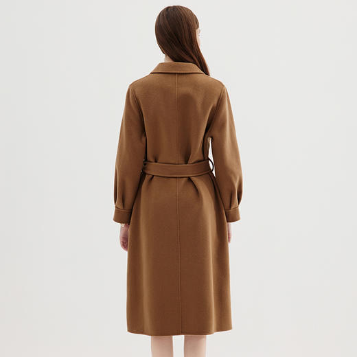 EITIE爱特爱冬季新款气质翻领中长款大衣外套7214931 商品图4