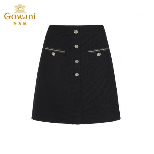 乔万尼小香风半身裙秋冬针织毛呢高级感ET4D801 商品图4