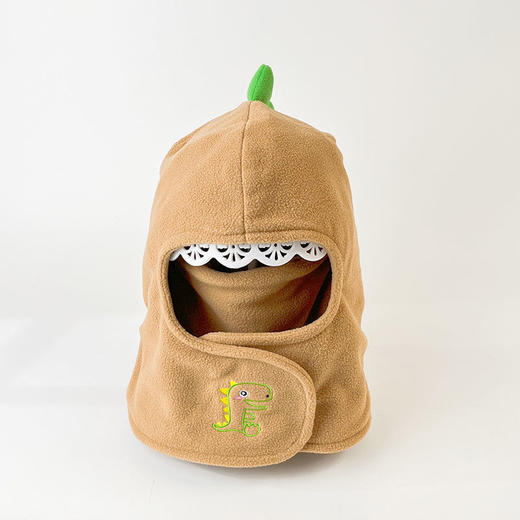 宝宝帽子可爱超萌冬季儿童围脖一体帽保暖防风男女孩子护脸套头帽 商品图8