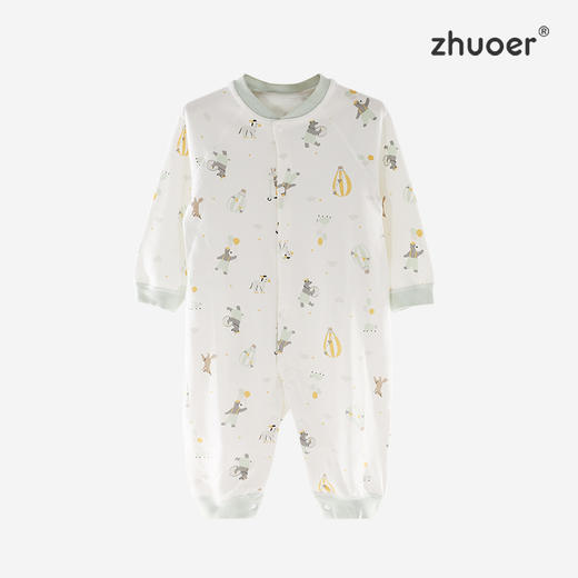 【春秋贴身连体衣】卓儿宝宝打底衫纯棉家居服婴儿衣服5A抑菌 适合3个月-2岁 商品图3
