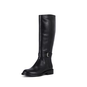 westory秋冬季西部牛仔显瘦长靴西部靴平跟经典百搭W23DQ83091