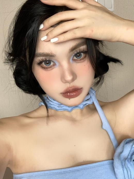 wecute半年抛 泰式奶蓝/蜂窝奶茶 棕 14.2mm 非离子 商品图4