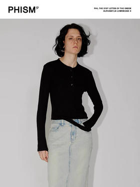 不对称下摆打底