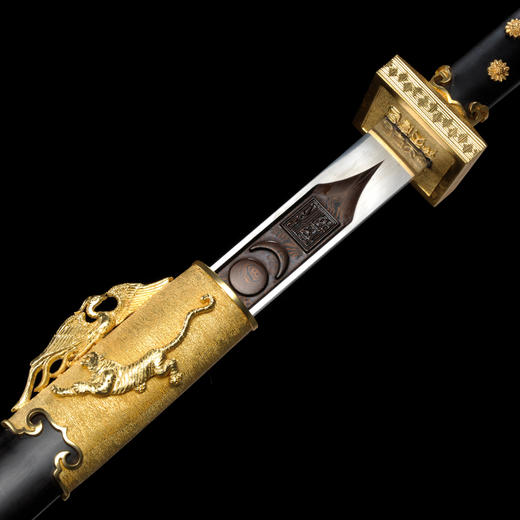  帝王剑  中国工艺美术大师沈新培作品 龙泉沈广隆剑铺宝剑 sgl-1012未开刃 商品图1