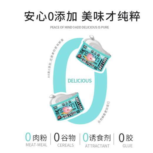 新宠之康猫主食罐全价鲜肉湿粮1罐肉肉软罐头增肥发腮补水50g 商品图3