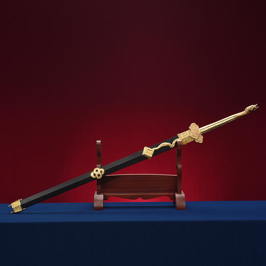 定秦剑 沈州作品 龙泉沈广隆宝剑 沈广隆剑铺 手工传统剑收藏宝剑 sgl-2001未开刃 商品图4