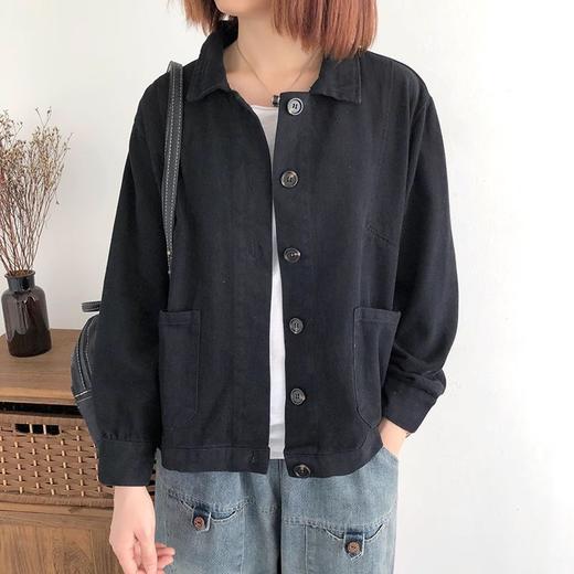 裁缝学苑AS130短款外套纸样女装新款翻领工装长袖上衣版型打版图 商品图3