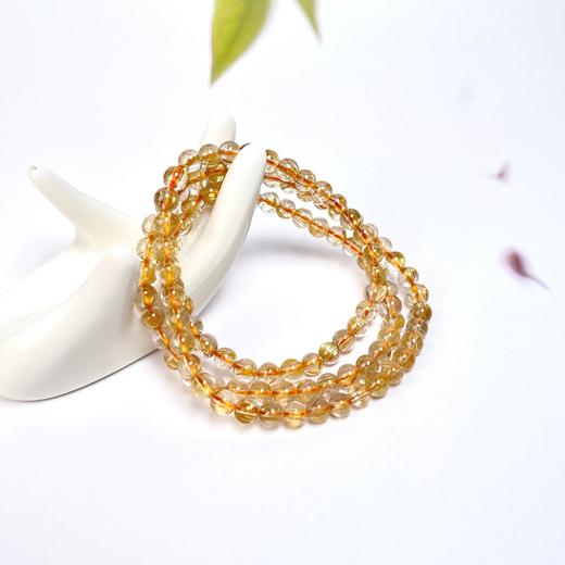 水晶三圈-金发晶圆珠 商品图0