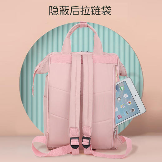 【多功能妈咪包！一包搞定】妈咪包百搭双肩包大容量，母婴外出便捷背包收纳包宝妈旅行，轻便易携带 可背可提，实用高颜值 满足多日出行所需-QQ 商品图2