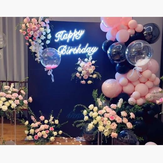 晨光-粉蓝色系生日布置 商品图1