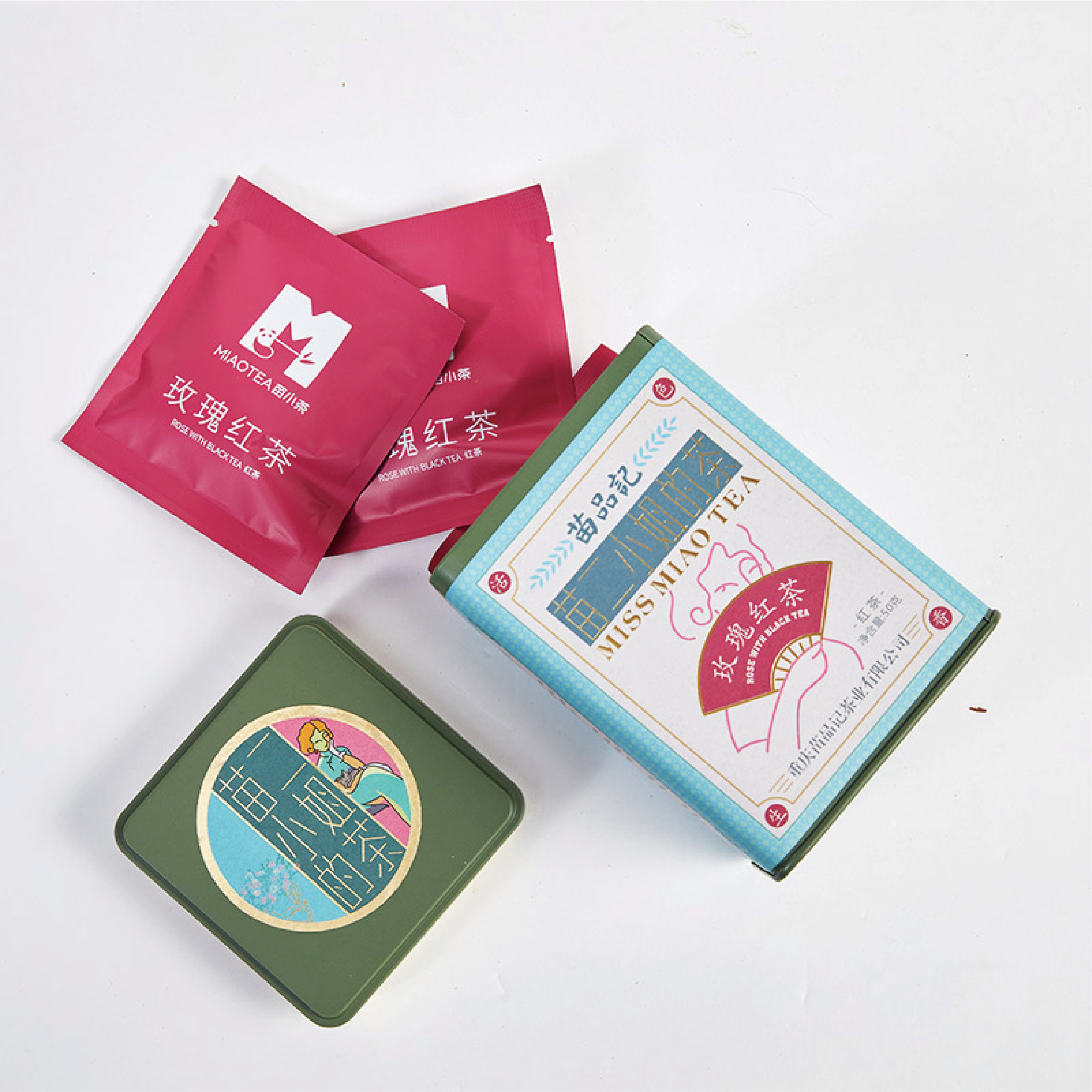 50G苗小茶玫瑰红茶