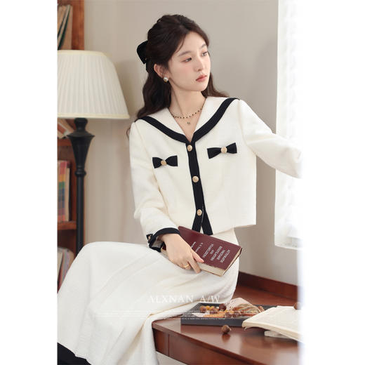 鹿向南《校园书签》杏色半身裙LXN32525BSQ 商品图3