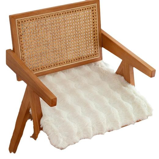 秋冬季【兔毛绒餐椅垫】兔毛绒保暖坐垫  办公室久坐屁垫  餐椅凳子垫椅垫 商品图4