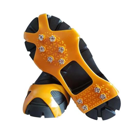 户外硅胶冰爪防滑鞋套冰鞋不锈钢雪爪简易鞋钉登山徒步防摔鞋旅游 商品图6