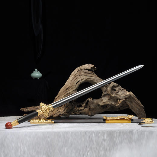 乾坤领袖剑 中国工艺美术大师沈新培 沈广隆剑铺龙泉沈广隆宝剑 未开刃sgl-1010 商品图5
