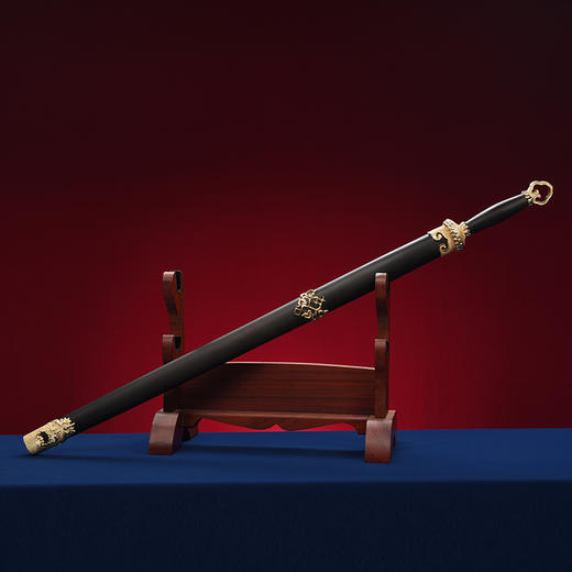 和合剑 中国工艺美术大师-沈新培作品 龙泉沈广隆传统宝剑 未开刃 商品图4