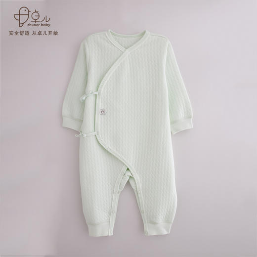【秋冬三层保暖连体衣】卓儿宝宝空气层保暖家居服婴儿衣服外穿 适合0-6个月 商品图4