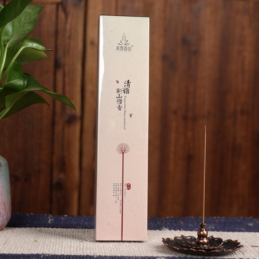 【茶香器韵】清雅新山檀香 线香补充装 35g/盒 商品图0