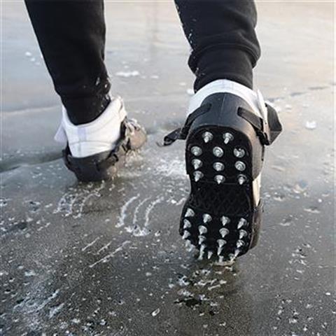 捆扎式 防滑冰钓鞋套 冬钓冰爪矶钓鞋套钉子鞋套防波堤礁石钉底鞋 商品图6
