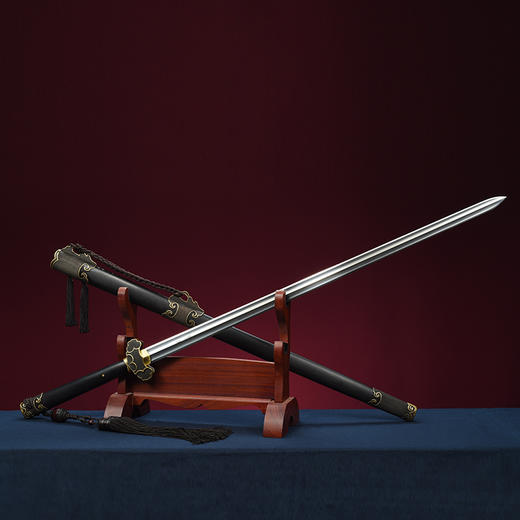 乾坤剑 中国工艺美术大师沈新培作品 沈广隆宝剑龙泉沈广隆宝剑 sgl-1007 未开刃 商品图5