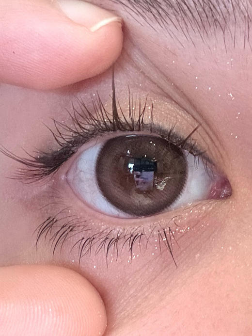 平价年抛丨茶水晶·Pfgirlcon丨14.2mm（年抛/2片装) 商品图0