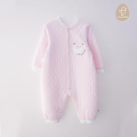 【秋冬保暖棉衣连体衣】卓儿宝宝薄棉保暖服纯棉家居服婴儿衣服适合3个月-2岁