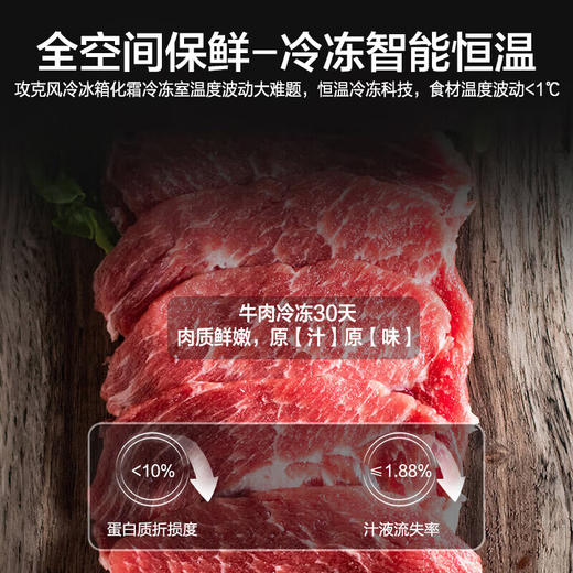 白巧系列-海尔561L全空间保鲜大冷冻电冰箱家用一级能效变频对开双开门超薄零嵌入式 商品图2