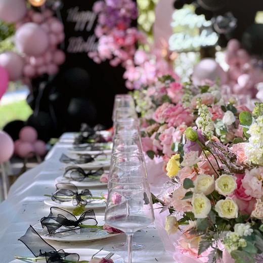 户外玫粉色系生日布置 商品图3