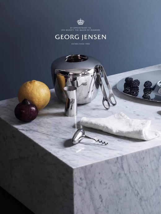 Georg Jensen乔治杰生北欧酒塞红酒海马刀开瓶器葡萄酒软木塞礼物 商品图0