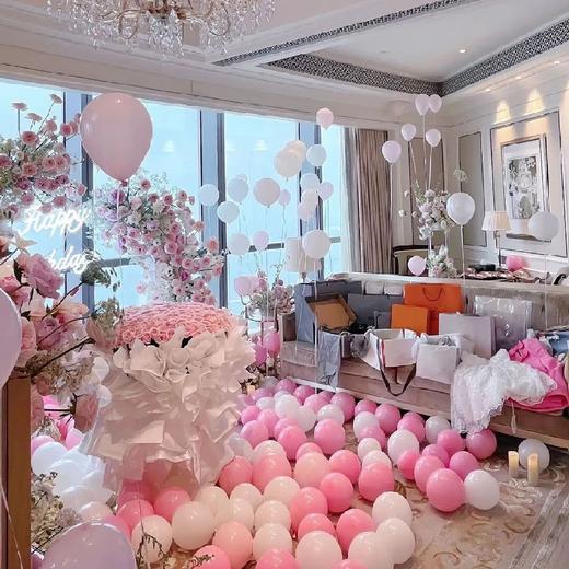 锦瑟年华-粉色系鲜花生日布置 商品图2