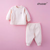 【秋冬贴身保暖德绒套装】卓儿宝宝打底衫纯棉家居服婴儿衣服自发热恒温 适合6个月-5岁 商品缩略图2