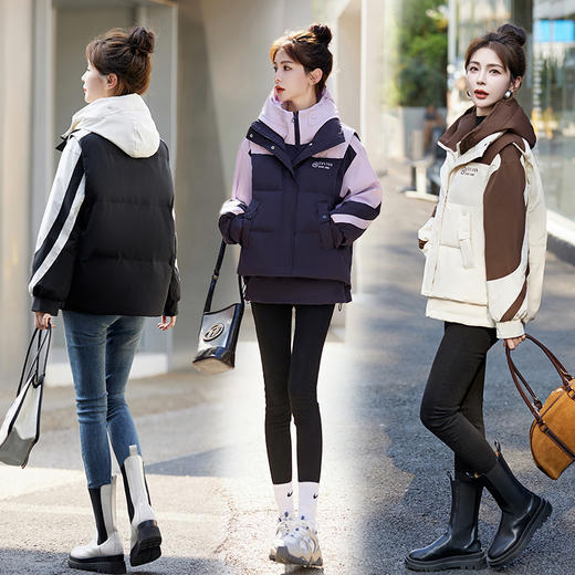 冬季新款，女装时尚休闲冬季保暖外套两件套羽绒服HR-GJC8222 商品图3
