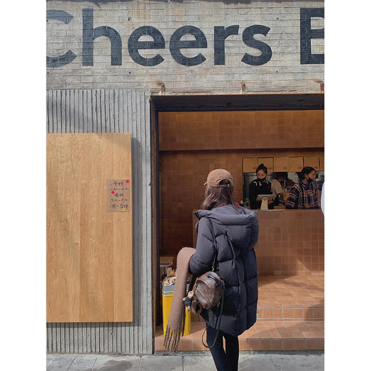 金蘑菇菇 MilkCream小方糖 无毛领版 / 22国标95绒子 中长羽绒服 商品图1