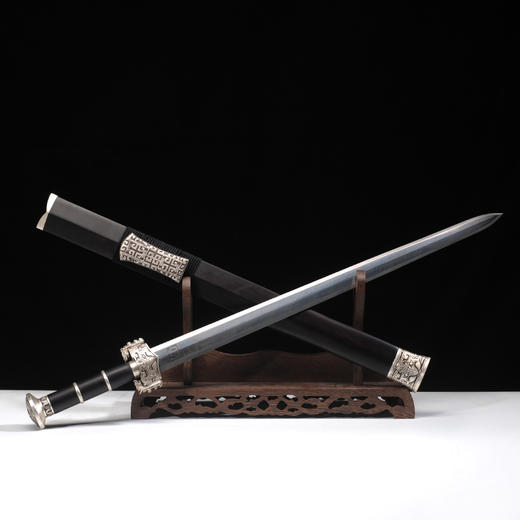 无双汉剑 沈州作品 手工传统沈广隆 收藏镇宅宝剑 未开刃sgl-6053 商品图5