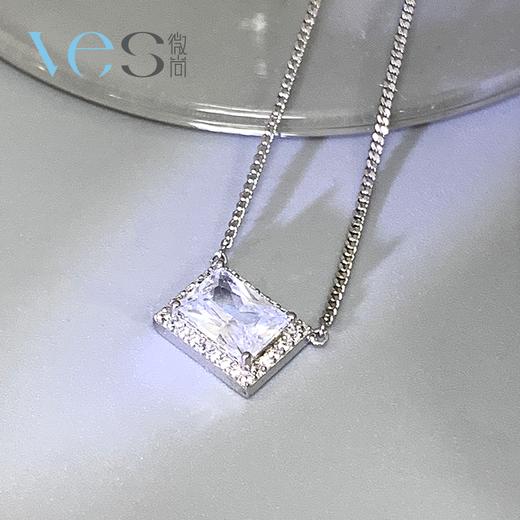 【会员精选】公主方糖几何银925套链 商品图4