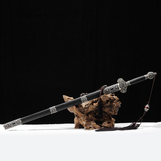 莫邪剑 中国工艺美术大师沈新培作品  龙泉沈广隆宝剑 沈广隆剑铺 手工传统剑收藏宝剑 sgl-1003未开刃 商品图4