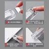 ins风学生透明简约装订资料试卷推夹器多功能整理夹零食封口夹子 商品缩略图2