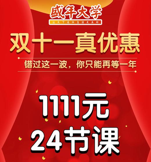 双十一真优惠 1111元24节课 商品图0