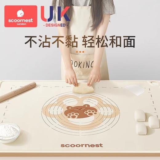科巢硅胶揉面垫食品级擀面垫子加厚面板家用和面烘焙硅胶揉面垫子 商品图3